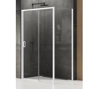 New Trendy Prime White box doccia 140x70 cm rettangolare bianco opaca/vetro trasparente K-1400