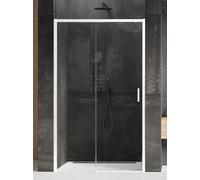 New Trendy Prime White porta doccia 120 cm scorrevole bianco opaca/vetro trasparente D-0404A