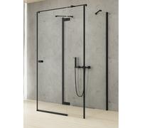 New Trendy Reflexa Black box doccia 110x70 cm rettangolare nero opaca/vetro trasparente EXK-5034