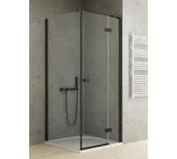 New Trendy Reflexa Black box doccia 110x80 cm rettangolare nero opaca/vetro trasparente EXK-4921