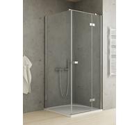 New Trendy Reflexa box doccia 110x80 cm rettangolare cromo lucida/vetro trasparente EXK-5111