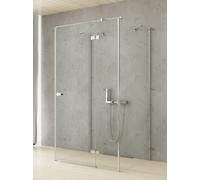 New Trendy Reflexa box doccia 80x70 cm rettangolare cromo lucida/vetro trasparente EXK-5188