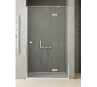 New Trendy Reflexa porta doccia 130 cm a battente cromo lucida/vetro trasparente EXK-5068