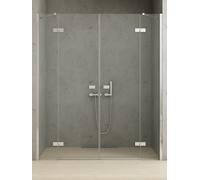 New Trendy Reflexa porta doccia 160 cm a battente cromo lucida/vetro trasparente EXK-5071