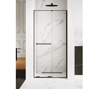 New Trendy Smart Black porta doccia 160 cm scorrevole nero opaca/vetro trasparente EXK-6636