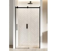 New Trendy Softi Black porta doccia 160 cm scorrevole nero opaca/vetro trasparente EXK-3956