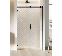 New Trendy Softi X Black porta doccia 160 cm scorrevole nero opaca/vetro trasparente EXK-5363