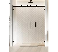 New Trendy Softi X Black porta doccia 160 cm scorrevole nero opaca/vetro trasparente EXK-5372
