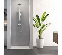New Trendy Superia porta doccia 80 cm a battente cromo lucida/vetro trasparente D-0330A