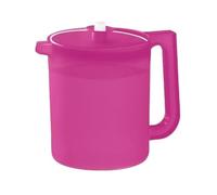 New Tupperware Tupperware Classic - Caraffa piccola con pulsante a pressione, 1,5 l, colore: Rosa