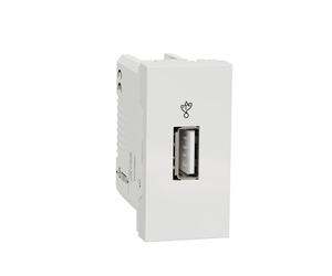 New Unica - Toma USB 1 modulos Polar
