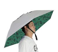 NEW-Vi Ombrello da pesca pieghevole regolabile per sole e pioggia, 95 cm, ombrelli oversize a mani libere, 7 costole, anti-UV, impermeabile, per pesca, giardinaggio, golf, parasole all'aperto