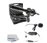 New Vidpro xm-55 15-piece 27,9 cm kit video & Broadcast microfono a condensatore con Vidpro XM-L cablato Lavalier microfono a condensatore 20 'cavo audio per Canon Nikon Sony DSLR videocamere smartphones