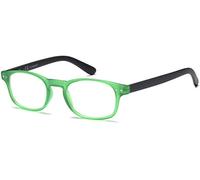 NEW VISION Occhiali da Lettura Uomo, Occhiali da Vista Lettura Donna, Stile Unisex, Montatura Leggero con Aste Cerniera a Molla,NV0183(+3.00, verde)