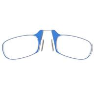 NEW VISION Occhiali da lettura uomo, Ultraleggero Mini Nose Clip Occhiali da lettura donna non indossati, Occhiali da lettura antiscivolo NV1171 (blu, 2)