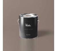 New Walls Pittura murale di alta qualità, marrone, tortora Liquid Luxury, vernice a dispersione per interni, 5 l