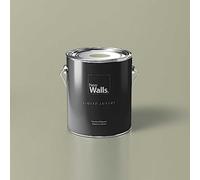 New Walls Pittura murale di alta qualità, verde, assenzio liquido Luxury per interni, 5 l