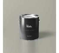 New Walls Vernice da parete di alta qualità, grigio, grigio cavo, liquido, per interni, 5 l