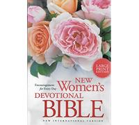 New Womens Devotional Bible Large Print Edition - Encouragement for Every Day (New International Version)