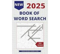New Word Search Puzzle Book: Word Searches with Easy to Read Print about New Words 2025 for Adults, Seniors and Teens | 6x9 inches, 116 pages | 50+ ... Gift for Vacations, Holidays and Free Times