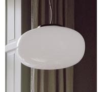 New Works Karl-Johan Lampadario LED Ø40 Vetro Opalino