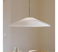 New Works Lampada LED a sospensione Nebra, Ø 90 cm, bianco, personalizzabile New Works