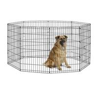 MidWest Homes for Pets Recinto esercizi senza porta, 60,96 x 91,44 cm (La x A), nero, E-Coated, 550-36