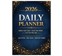 New Year 2026 Planner, Structured Daily Pages + Habit Tracking + Goal Roadmap for New Year Resolutions, Focus, Time Management & Life Planning