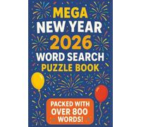 New Year 2026 Word Search Puzzle Book: New Year Themed Word Search Book Perfect for New Year's Eve Parties, Gifts, and more!