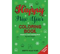New year color book for kids
