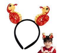 New Year Hair Hoop, Chinese New Year Headband, Snake Themed Hairband, Festival Hair Accessories, Snake Hairband for Girls, Hair Hoop New Year, Chinese Festival Headband, Snake New Year Hoop,