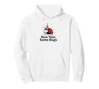 New Year, Same Bugs Funny Programmer Tee Software Engineers Felpa con Cappuccio
