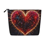 New-Years-Day-9264507_640 Borsa da viaggio per il trucco di grande capacità per San Valentino, per donna, impermeabile, monostrato, in imitazione canapa, con cerniera, portatile