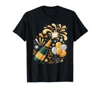 New Year's Eve Countdown Fireworks Celebration 2026 Party Maglietta