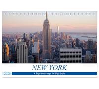 New York - 4 Tage unterwegs im Big Apple (Tischkalender 2026 DIN A5 quer), CALVENDO Monatskalender: Monatskalender, 14 Seiten