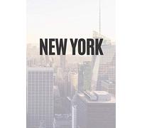 New York: A decorative book for coffee tables, end tables, bookshelves and interior design styling: Stack city decor books to add design to any room: ... spine: Ideal for your own home or as a gift.