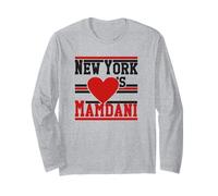 New York AMA Zohran Mamdani Meme NYC Sindaco Grafico Maglia a Manica