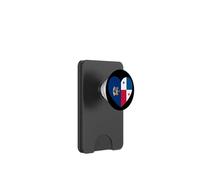 New York and Panama Flags: Heart Shaped Unity PopSockets PopWallet per MagSafe
