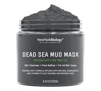 New York Biology Dead Sea Mud Mask for Face and Body Infused with Tea Tree - Spa Quality Pore Reducer for Acne, Blackheads...
