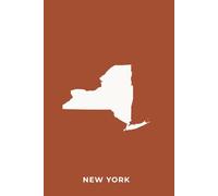 NEW YORK BROOKLYN BRICK - Premium Lined Journal | 6" x 9" | Soft Cover | 120+ Pages - Bold State-Inspired Design: A High-Quality State Notebook - Ideal for School, Work, or Everyday Notes