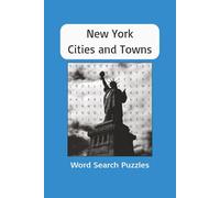 New York cities and towns word puzzle: word search puzzle of 1500 cities and towns in New York state, 6x9 travel size, easy to use