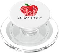 New York, città, mela, orizzonte, statua, di, libertà PopSockets PopGrip per MagSafe