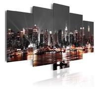 New York Citta Quadro su Tela TNT Stampe Immagini Murale Quadri d-A-0022-b-n