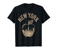 New York City Apple NYC Skyline Empire State Trip New Yorker Maglietta