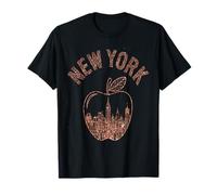 New York City Apple NYC Skyline Empire State Trip New Yorker Maglietta