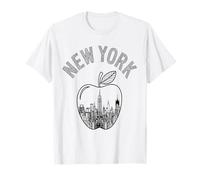 New York City Apple NYC Skyline Empire State Trip New Yorker Maglietta