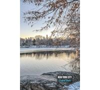 New York City, Central Park: Hardcover, 6 x 9 Inches, 180 Pages, Blank Lined Notebook, Matte Finish. Travel Adventure Tourist Destinations, Panoramic Cityscape Scenic Views Journal