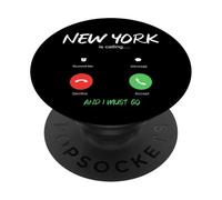 New York City chiama e devo andare in viaggio PopSockets PopGrip Adesivo