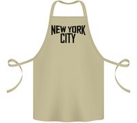 New York City Come Worn By John Lennon Cotone Grembiule 100% Biologico