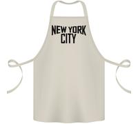 New York City Come Worn By John Lennon Cotone Grembiule 100% Biologico